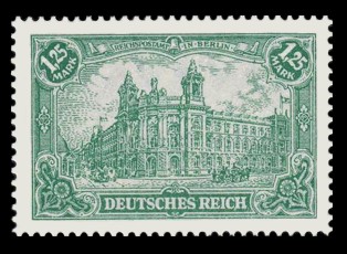 1,25 M Briefmarke: Deutsches Kaiserreich, Markwerte (geänderte Zeichnung) 1,25 M Briefmarke: Deutsches Kaiserreich, Markwerte (geänderte Zeichnung)