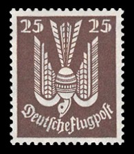 25 Pf Briefmarke: Flugpostausgabe, Taube