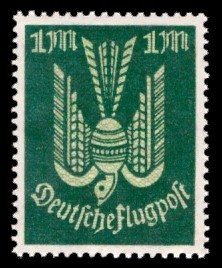 1 M Briefmarke: Flugpostausgabe, Taube 1 M Briefmarke: Flugpostausgabe, Taube