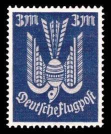 3 M Briefmarke: Flugpostausgabe, Taube 3 M Briefmarke: Flugpostausgabe, Taube