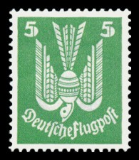 5 Pf Briefmarke: Flugpostausgabe, Taube