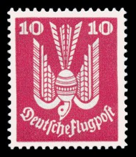 10 Pf Briefmarke: Flugpostausgabe, Taube
