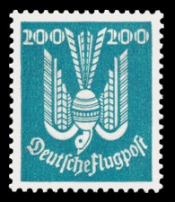 200 Pf Briefmarke: Flugpostausgabe, Taube