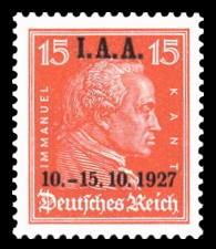 15 Pf Briefmarke: Tagung des Internationalen Arbeitsamtes, Kant