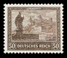 50 + 40 Rpf Briefmarke: IPOSTA in Berlin, Bauwerke, Würzburg 50 + 40 Rpf Briefmarke: IPOSTA in Berlin, Bauwerke, Würzburg