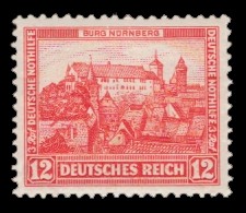 12 + 3 Rpf Briefmarke: Deutsche Nothilfe, Burgen und Schlösser, Nürnberger Burg