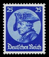 25 Pf Briefmarke: Reichstagser&ouml;ffnungssitzung in Potsdam