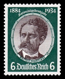 6 Pf Briefmarke: Kolonialgedenkjahr, Nachtigal