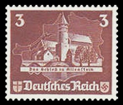 3 Pf Briefmarke: Briefmarkenausstellung OSTROPA 1935