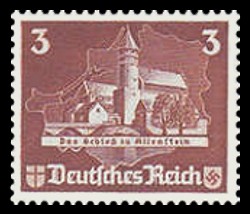 3 Pf Briefmarke: Briefmarkenausstellung OSTROPA 1935 3 Pf Briefmarke: Briefmarkenausstellung OSTROPA 1935