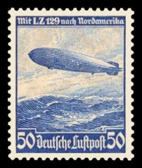 50 Pf Briefmarke: Flugpostmarken, Deutsche Luftpost