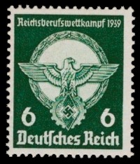 6 Pf Briefmarke: Reichsberufswettkampf 1939