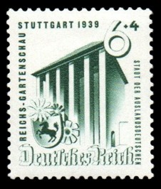 6 + 4 Pf Briefmarke: Reichsgartenschau 1939