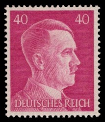40 Pf Briefmarke: Freimarkenserie, Reichskanzler Adolf Hitler