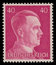 40 Pf Briefmarke: Freimarkenserie, Reichskanzler Adolf Hitler 40 Pf Briefmarke: Freimarkenserie, Reichskanzler Adolf Hitler