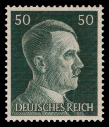 50 Pf Briefmarke: Freimarkenserie, Reichskanzler Adolf Hitler
