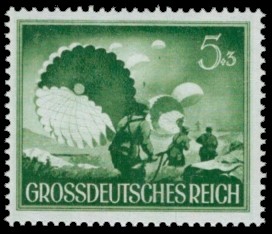 5 + 3 Pf Briefmarke: Heldengedenktag 12. März 1944