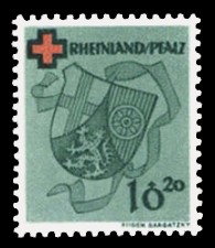 10 + 20 Pf Briefmarke: Rotes Kreuz 10 + 20 Pf Briefmarke: Rotes Kreuz
