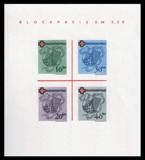 3,50 DM Briefmarke: Block: Rotes Kreuz