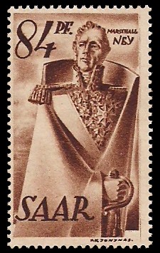 84 Pf Briefmarke: Saar I, Berufe und Ansichten aus dem Saarland 84 Pf Briefmarke: Saar I, Berufe und Ansichten aus dem Saarland