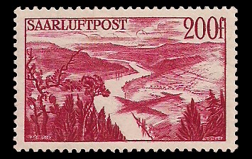 200 Fr Briefmarke: Flugpostmarke