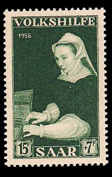 15+ 7 Fr Briefmarke: Volkshilfe 1956, Gemälde 15+ 7 Fr Briefmarke: Volkshilfe 1956, Gemälde