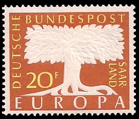 20 Fr Briefmarke: Europamarke