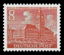 8 Pf Briefmarke: Berliner Bauten