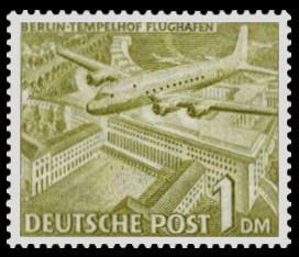 1 DM Briefmarke: Berliner Bauten