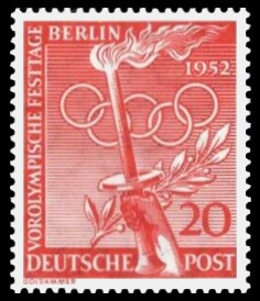 20 Pf Briefmarke: Vorolympische Festtage