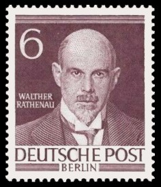 6 Pf Briefmarke: Berühmte Männer aus der Geschichte Berlins