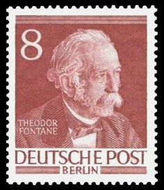 8 Pf Briefmarke: Berühmte Männer aus der Geschichte Berlins
