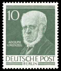 10 Pf Briefmarke: Berühmte Männer aus der Geschichte Berlins 10 Pf Briefmarke: Berühmte Männer aus der Geschichte Berlins