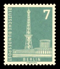 7 Pf Briefmarke: Berliner Bauten 7 Pf Briefmarke: Berliner Bauten