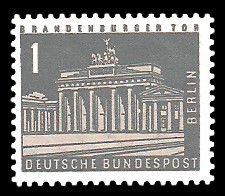 1 Pf Briefmarke: Berliner Bauten