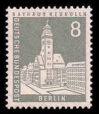8 Pf Briefmarke: Berliner Bauten