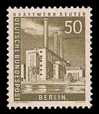50 Pf Briefmarke: Berliner Bauten