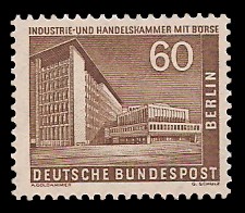 60 Pf Briefmarke: Berliner Bauten 60 Pf Briefmarke: Berliner Bauten