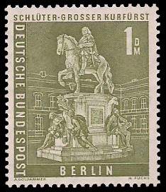 1 DM Briefmarke: Berliner Bauten 1 DM Briefmarke: Berliner Bauten