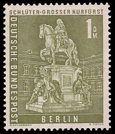 1 DM Briefmarke: Berliner Bauten