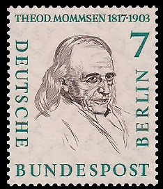 7 Pf Briefmarke: Berühmte Männer Berlins