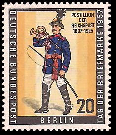 20 Pf Briefmarke: Tag der Briefmarke 20 Pf Briefmarke: Tag der Briefmarke
