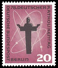 20 Pf Briefmarke: 78. Deutscher Katholikentag