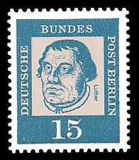 15 Pf Briefmarke: Bedeutende Deutsche 15 Pf Briefmarke: Bedeutende Deutsche