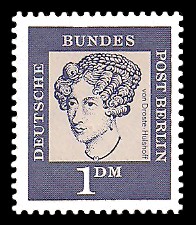 1 DM Briefmarke: Bedeutende Deutsche 1 DM Briefmarke: Bedeutende Deutsche