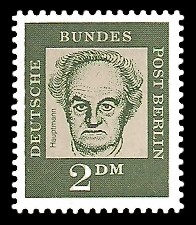 2 DM Briefmarke: Bedeutende Deutsche