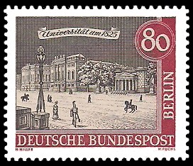 80 Pf Briefmarke: Stadtansicht Alt-Berlin