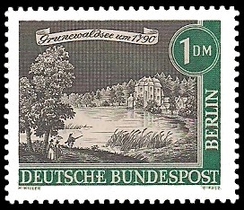 1 DM Briefmarke: Stadtansicht Alt-Berlin 1 DM Briefmarke: Stadtansicht Alt-Berlin