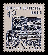 40 Pf Briefmarke: Deutsche Bauwerke 40 Pf Briefmarke: Deutsche Bauwerke