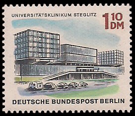1,10 DM Briefmarke: Neues Berlin 1,10 DM Briefmarke: Neues Berlin